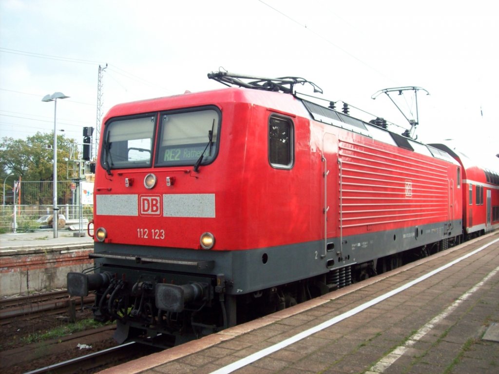 DB - 112 123 - als RegionalExpress - RE 2 - in Knigs Wusterhausen