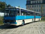 Bus/236286/cottbusverkehr---ikarus-28003---cb Cottbusverkehr - Ikarus 280.03 - CB CV 131 - in Annaberg-Buchholz, Ausbildungsgelnde Herrl (in aktueller Lackierung)