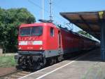 BR 112/235758/db---112-110---als DB - 112 110 - als Niederlausitz-Express - RE 18 - in Ruhland