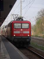 DB - 112 185 - als RegionalExpress - RE 4 - in Jterbog