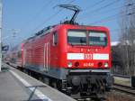 BR 143/235766/db---143-828---als DB - 143 828 - als S-Bahn-Linie - S 2 - in Heidenau