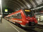 Bahn/235775/db---talent-ii---442 DB - Talent II - 442 115/ 842 115/ 442 615 - als Saxonia-Express - RE 50 - in Dresden Hbf - am 13.November 2012