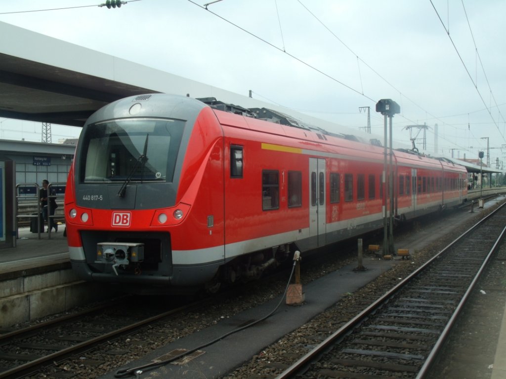 DB AG - LIREX - ET 440 817/ 441 317/ 440 317 - als Mainfranken-Bahn - in Nürnberg Hbf