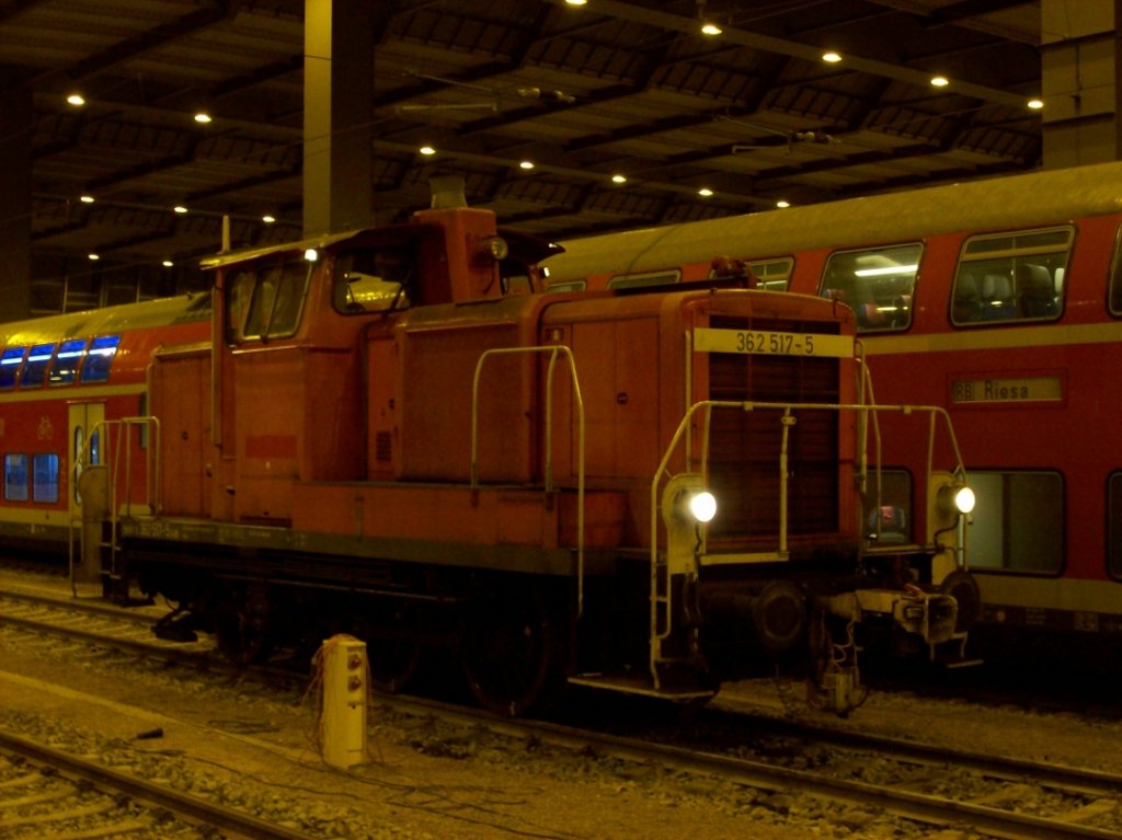 DB Cargo - BR 362 517 - abgestellt - in Chemnitz Hbf - am 15.Oktober 2012