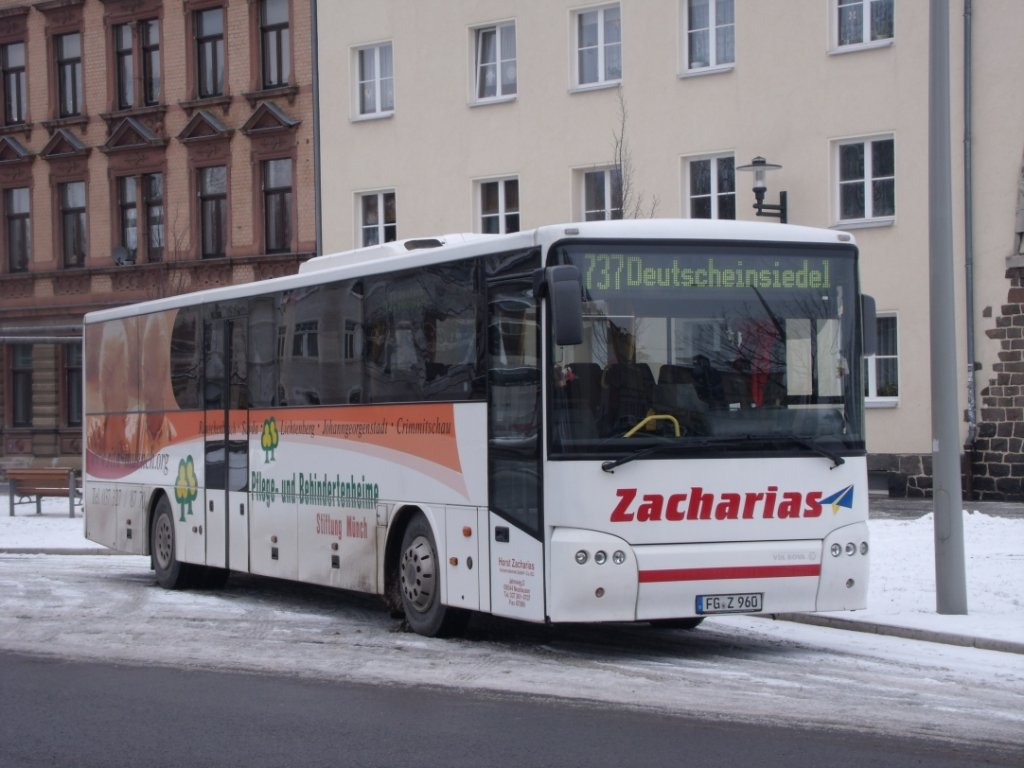 FG Z 960 | Bova Lexio LD 130 | in Freiberg, Busbahnhof | am 28.Januar 2013