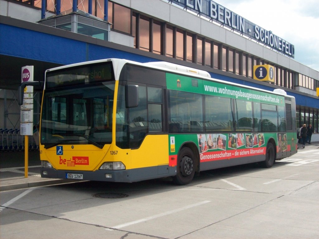 MB O-530 - Citaro - B V 1267 - in Schnefeld, Flughafen Berlin-Schnefeld, Terminal
