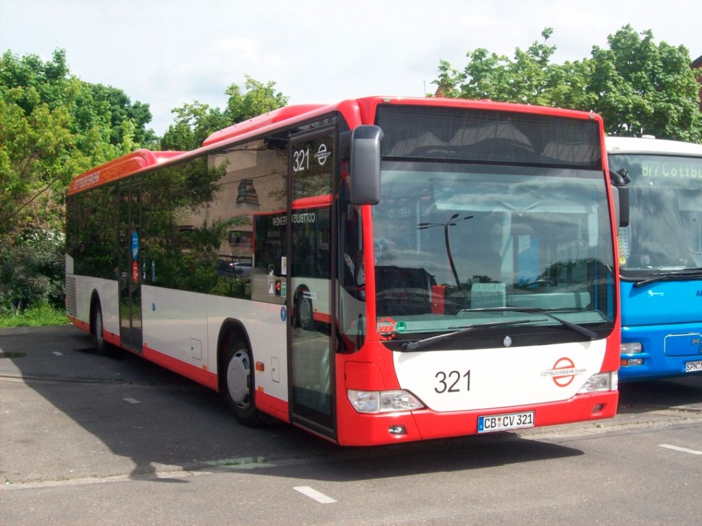 MB O-530 II LE - Citaro - CB CV 321 - abgestellt - in Cottbus, Busbahnhof