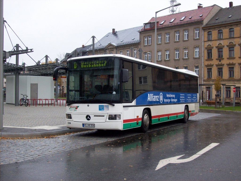 MB O-550 Integro - FG VB 206 - in Freiberg, Busbahnhof