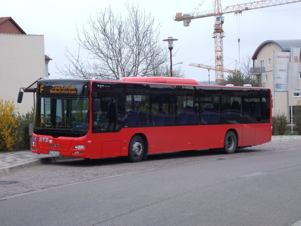 RVD - MAN Loin´s City Ü - DD RV 6120 - in Freital, Busbahnhof Deuben