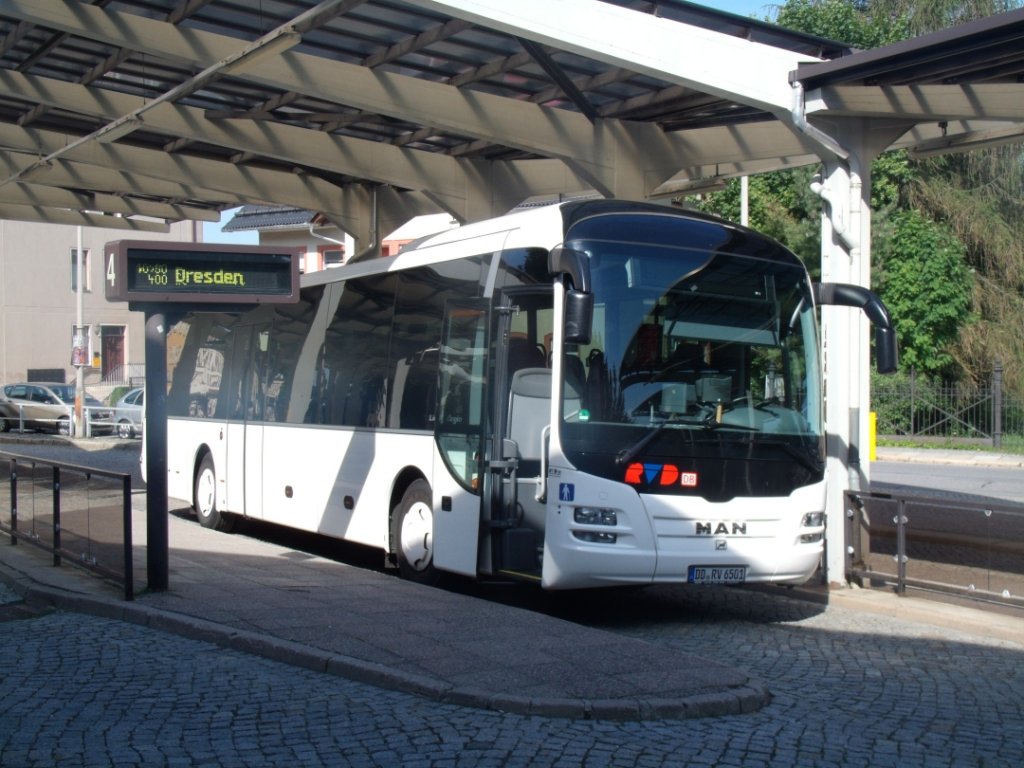 RVD - MAN Loin´s Regio - DD RV 6501 - in Annaberg-Buchholz, Busbahnhof