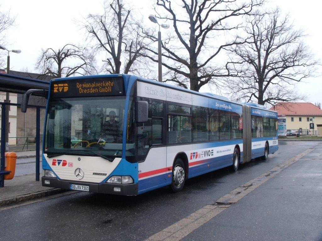 RVD - MB O-530 G - Citaro - DD RV 7301 - in Radeburg, Busbahnhof