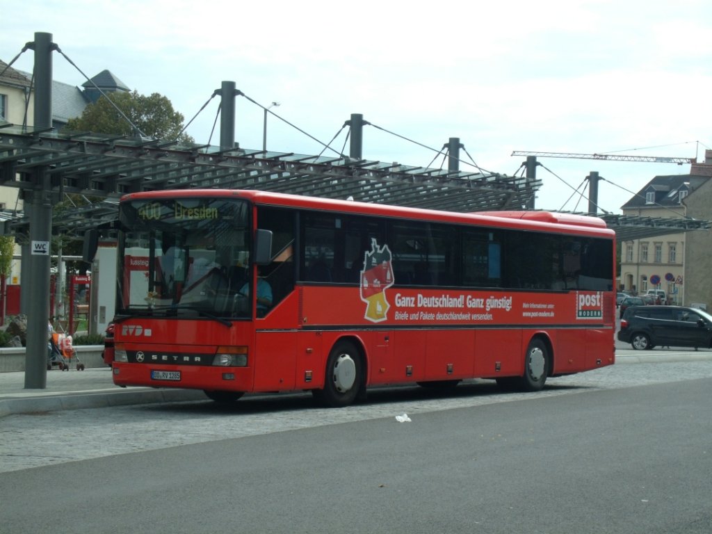 RVD - Setra S 315 UL - DD RV 1285 - in Freiberg, Busbahnhof