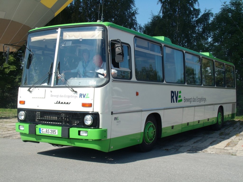 RVE - Ikarus 55.62 - C AS 285 - in Annaberg-Buchholz, Ausbildungsgelnde Herrl