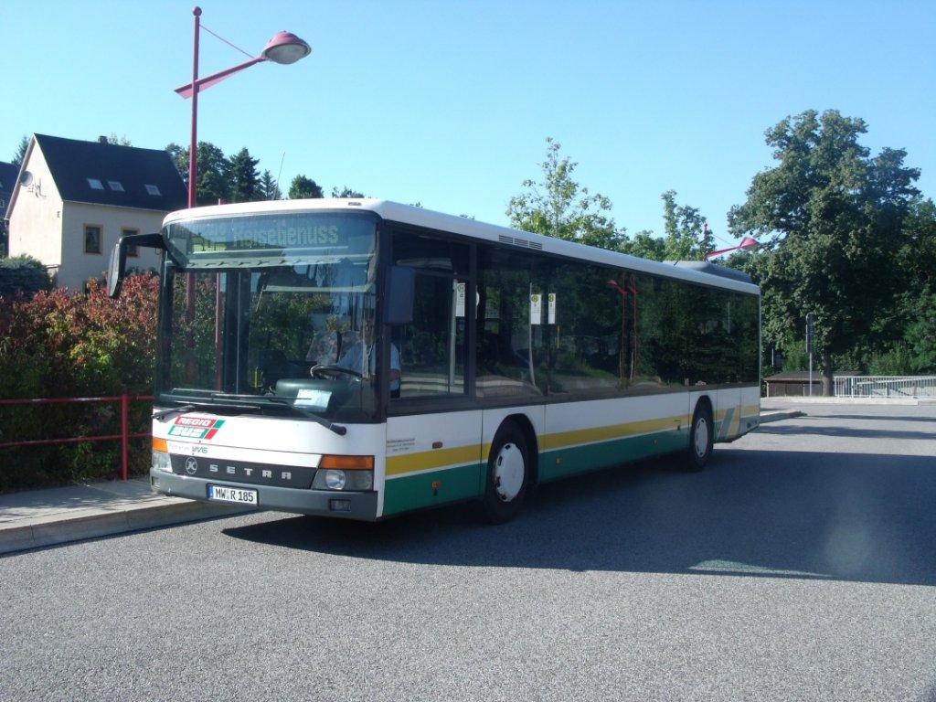 Setra S 315 NF - MW R 185 - in Mittweida, Busbahnhof