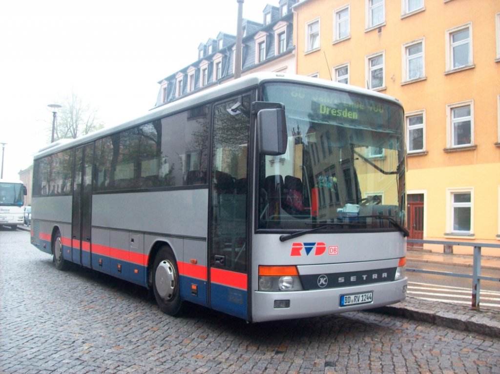 Setra S 315 UL - DD RV 1244 - abgestellt - in Annaberg-Buchholz, Busbahnhof
