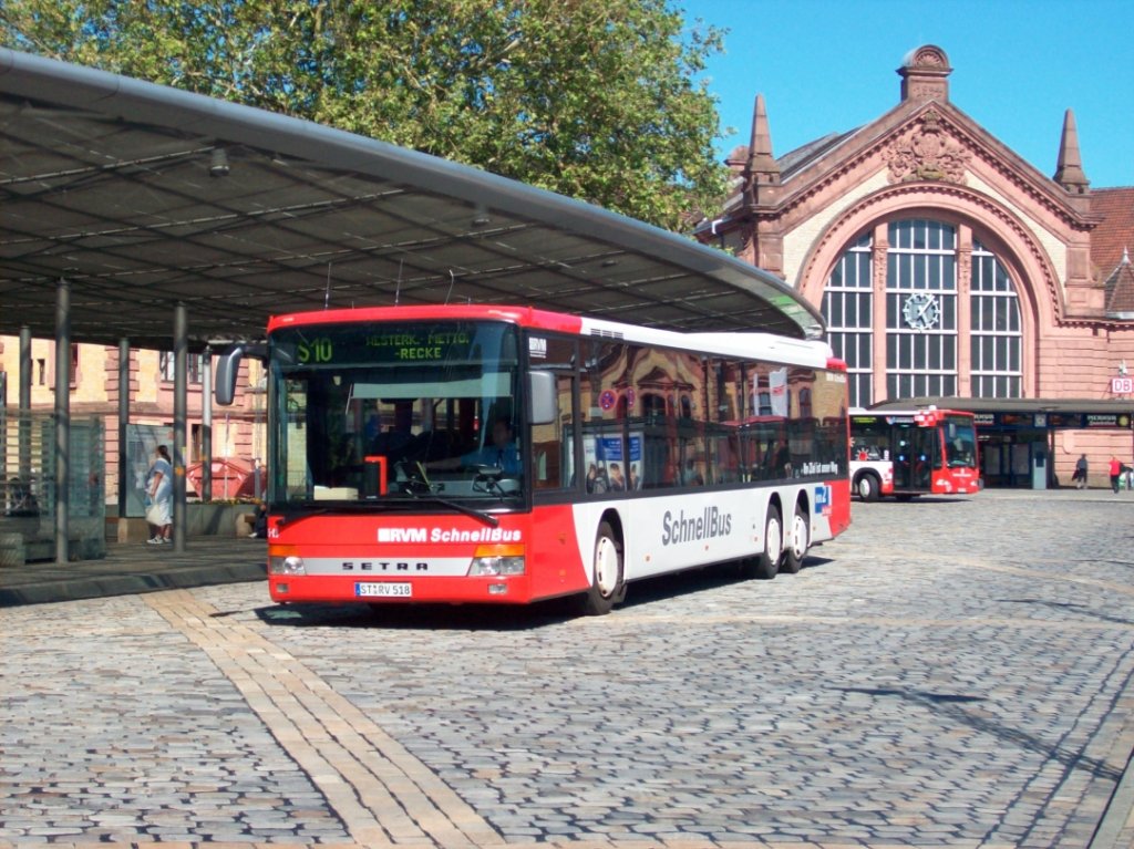 Setra S 319 NF - ST RV 518 - in Osnabrück, am Hauptbahnhof