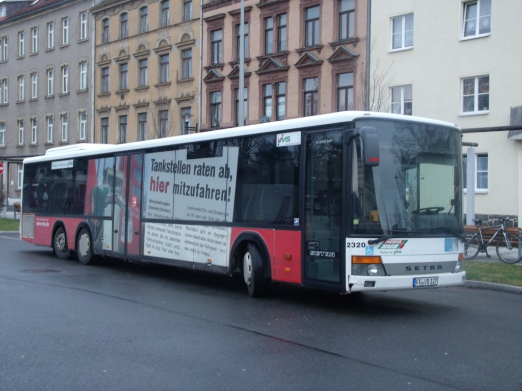 Wagen 2320 | Setra S 319 NF | FG VB 127 | abgestellt - in Freiberg, Busbahnhof