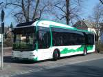 MEI NV 300 | MAN Loin´s City Hybrid | abgestellt - in Weinböhla, am Zentralgasthof - am 24.März 2012. Anlässlich 100 Jahre Busverkehr im Meißner Land.