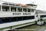Weitere Fotos:  STADT KOBLENZ  (1958)- Das Mittelschiff auf Steuerbord
