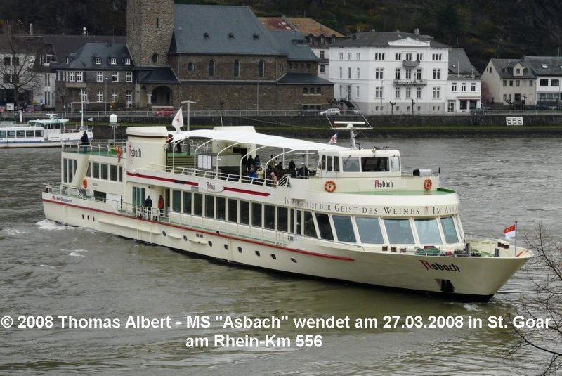 Weitere Fotos:  ASBACH  (1996) - Seitenansicht Steuerbord