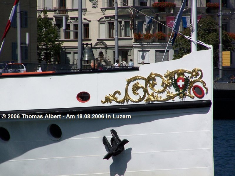 Weitere Fotos:  SCHILLER  (1906) - Bugverzierung