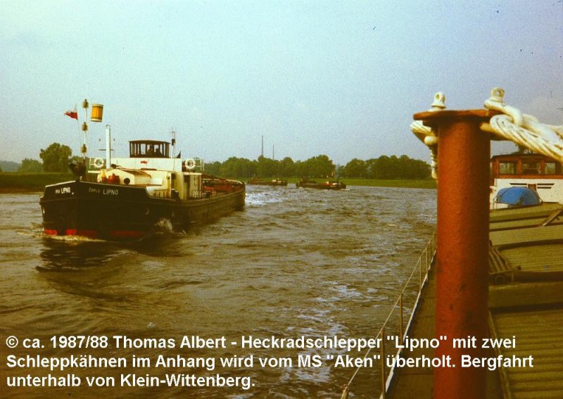 Weitere Fotos:  TYRS  (1958) / Weitere Fotos:  TYR�  (1958) - Hier als Heckradschlepper  LIPNO .